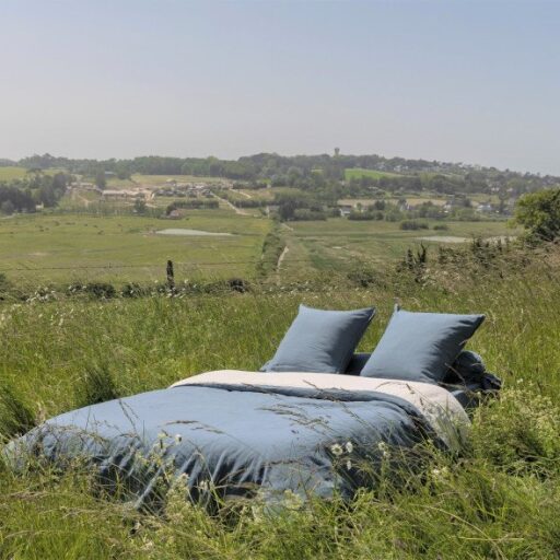 La Parure de lit en lin Etretat