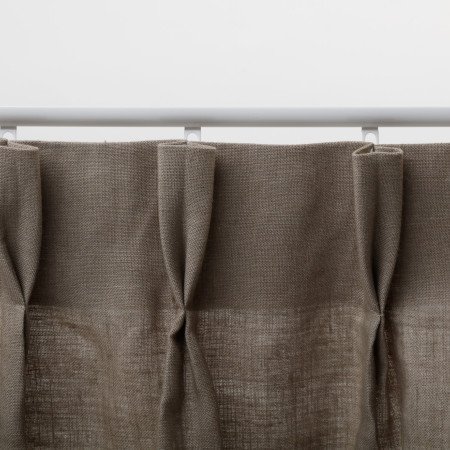 Tête flamande 2 plis sur rail