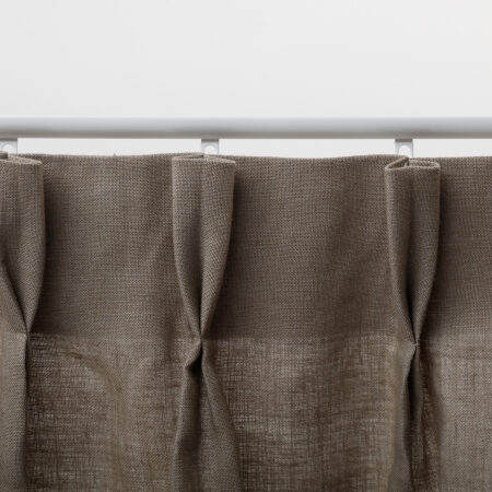 Tête flamande 2 plis sur rail