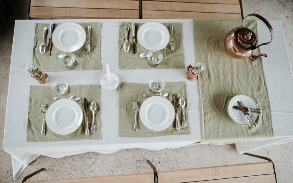 Comment entretenir une nappe en lin ?