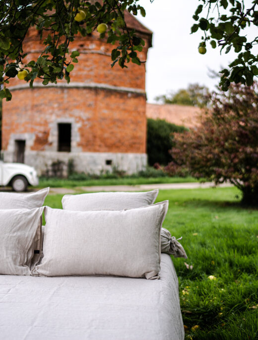 Drap Housse en Lin Lavé Naturel