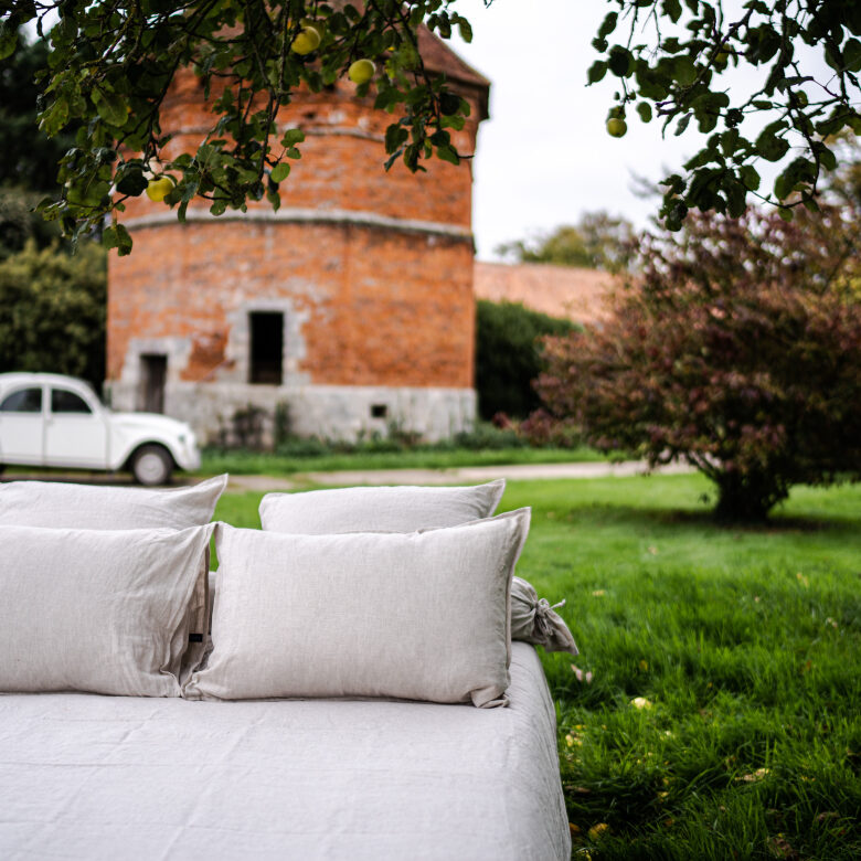 Drap Housse en Lin Lavé Naturel - Embrin