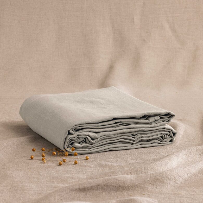 Drap Housse en Lin Lavé Naturel - Embrin