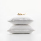 Taie d'Oreiller en Lin Lavé Blanc Craie