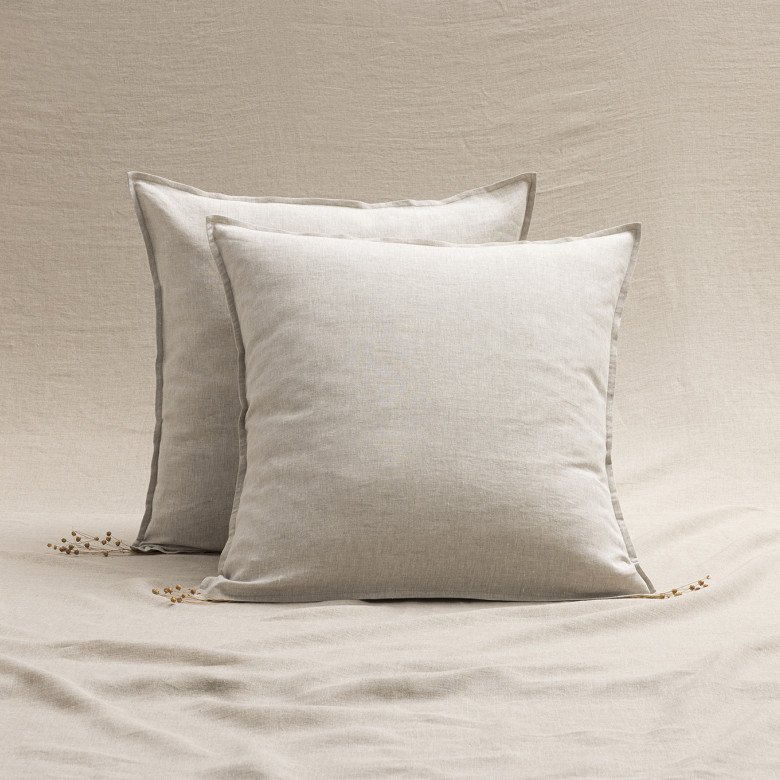 Taie d'Oreiller en Lin Lavé Naturel - Embrin