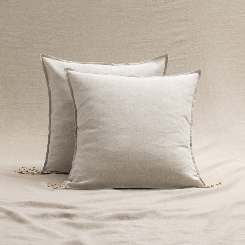 Taie d'Oreiller en Lin Lavé Naturel - Embrin