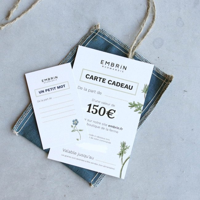 Carte Cadeau Embrin