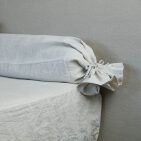 Taie de Traversin en Lin Lavé Naturel