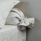 Taie de Traversin en Lin Lavé Naturel