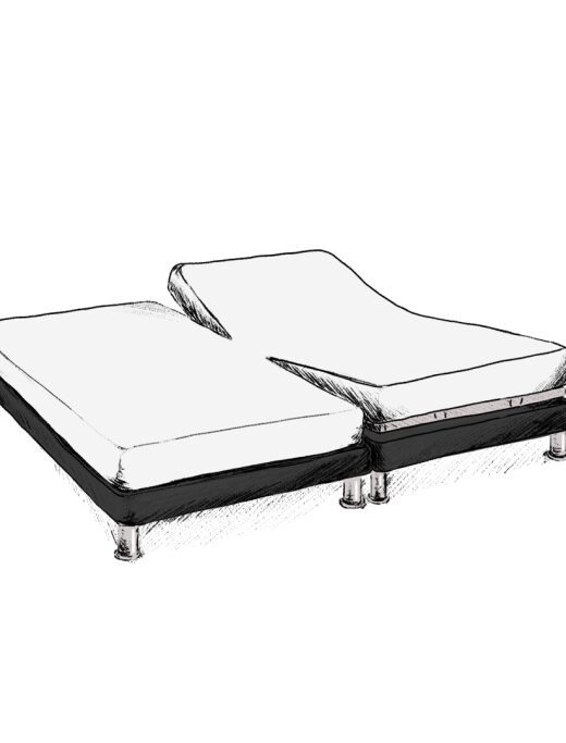 Drap Housse Papillon en Lin Lavé Blanc Craie