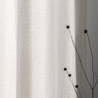 Rideau en lin lavé Crème