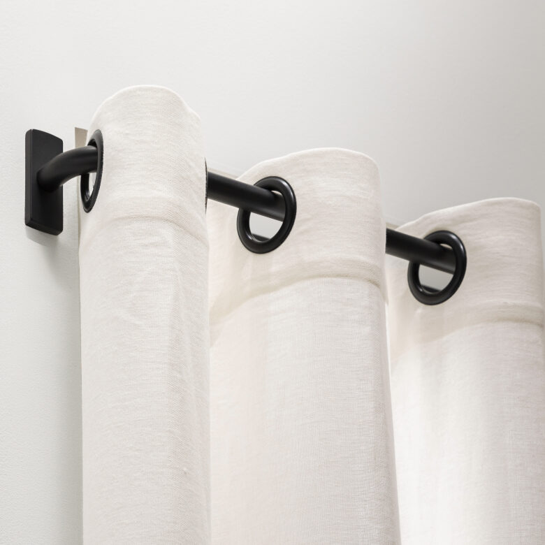 Rideau en lin lavé Crème - Embrin