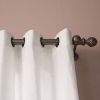 Rideau en lin lavé Crème