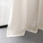 Rideau en lin lavé Crème