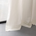 Rideau en lin lavé Crème