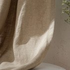 Rideau en lin lavé Ficelle