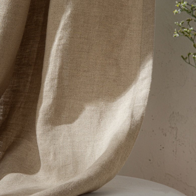 Rideau en lin lavé Ficelle - Embrin