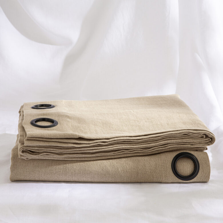 Rideau en lin lavé Ficelle - Embrin