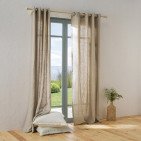 Rideau en lin lavé Ficelle