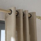 Rideau en lin lavé Ficelle
