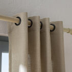 Rideau en lin lavé Ficelle