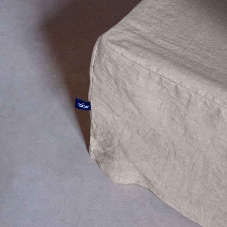 Cache-Sommier en Lin Lavé Naturel - Embrin