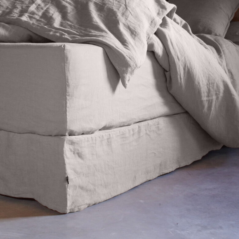 Cache-Sommier en Lin Lavé Naturel - Embrin