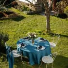 Nappe en Lin Lavé Bleu Prusse