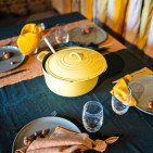 Nappe en Lin Lavé Vert Forêt