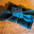 Serviettes de Table en Lin Lavé Vert Forêt (lot de 4)