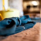 Serviettes de Table en Lin Lavé Vert Forêt (lot de 4)