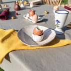 Serviettes de Table en Lin Lavé Jaune Safran (lot de 4)