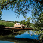 Housse de Couette en Lin Lavé Miel