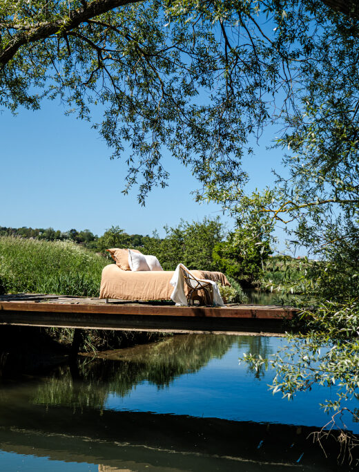 Housse de Couette en Lin Lavé Miel