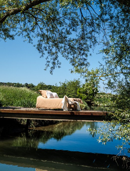 Housse de Couette en Lin Lavé Miel