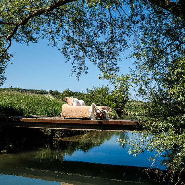 Housse de Couette en Lin Lavé Miel