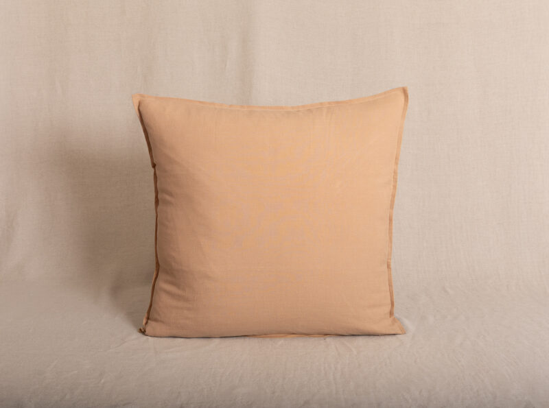 Taie d'Oreiller en Lin Lavé Miel