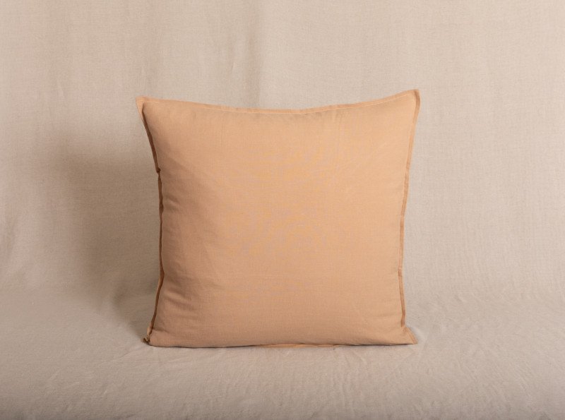 Taie d'Oreiller en Lin Lavé Miel