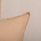 Taie d'Oreiller en Lin Lavé Miel