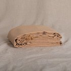 Drap Housse en Lin Lavé Miel