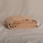 Drap Housse en Lin Lavé Miel