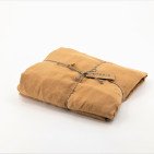 Drap Housse Papillon en Lin Lavé Miel