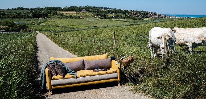 Canapé en Lin Aramis  - Composition Vitalin