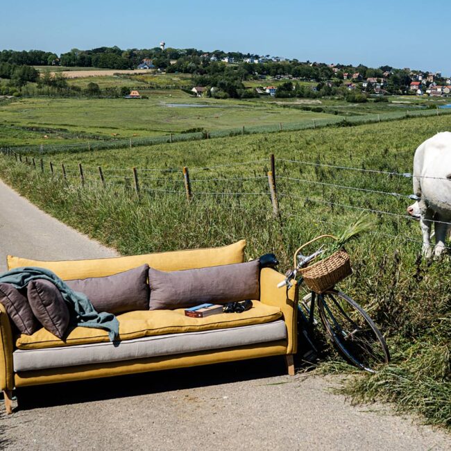 Canapé en Lin Aramis  - Composition Vitalin