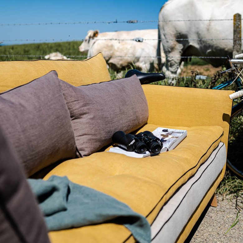 Canapé en Lin Aramis  - Composition Vitalin - Embrin