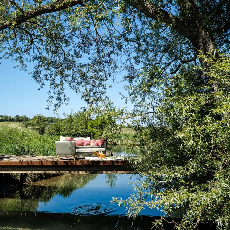 Canapé en Lin Aramis  - Composition Filéa - Embrin