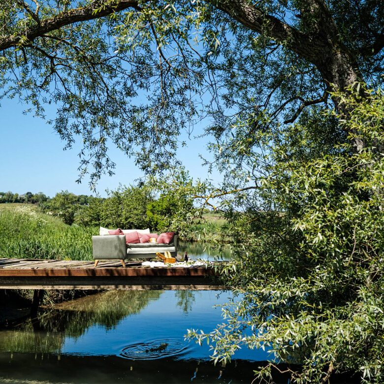 Canapé en Lin Aramis  - Composition Filéa - Embrin