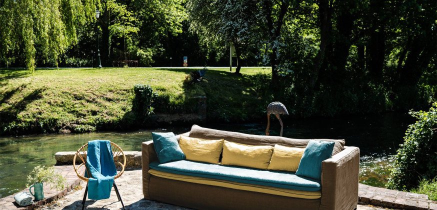 Canapé en Lin Alizée - Composition Évéa