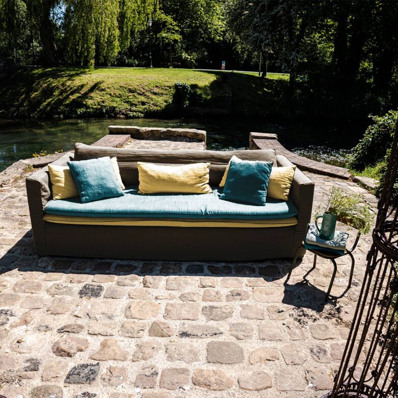 Canapé en Lin Alizée - Composition Évéa - Embrin