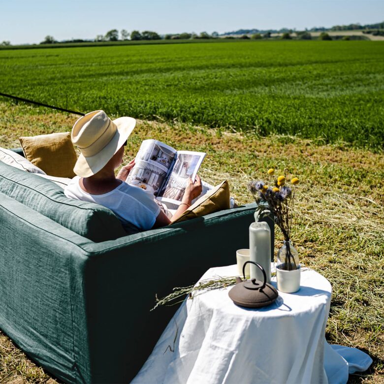 Canapé en Lin Alizée  - Composition Boréale - Embrin